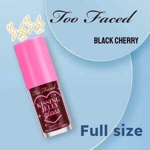 ⬇️⚡️🆕 *NEW* TOO FACED |FULL| Kissing Jelly Lip Oil Gloss Black cherry